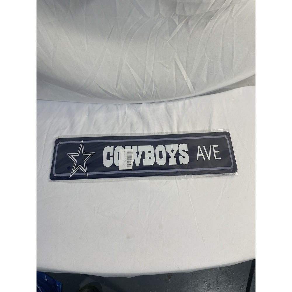 Dallas Cowboys NFL Football Street Sign Ave 4 x 16 - Picture 2 of 2